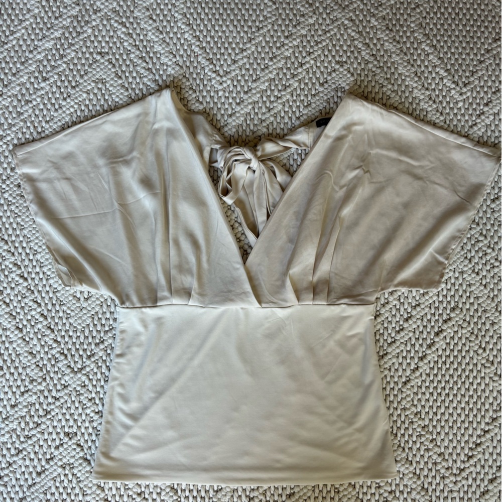 Banana Republic Tie Back Blouse Large